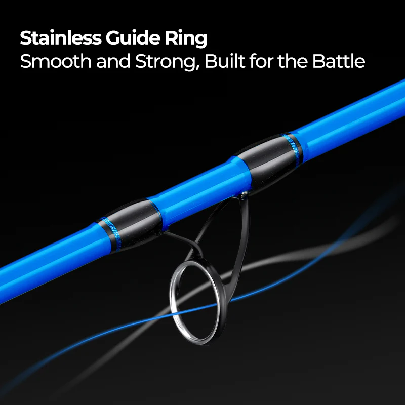 PISCIFUN® Lumicat E Catfish Rods 1 or 2-Piece Casting Rod or Spinning Rod - Image 4