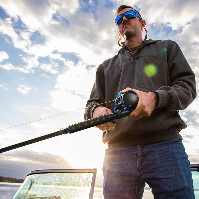 PISCIFUN® Lumicat E Catfish Rods 1 or 2-Piece Casting Rod or Spinning Rod - Image 7