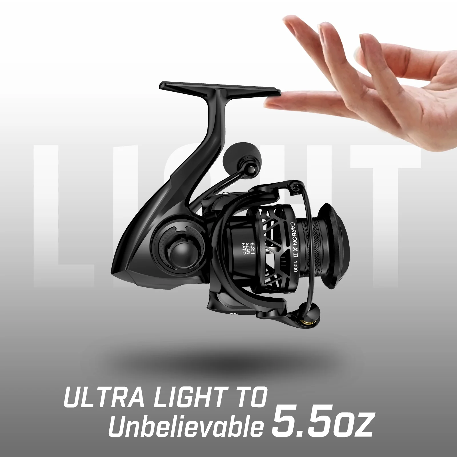 Piscifun® Carbon X II Spinning Reels & Carbon R1 Spinning Rod Combo - Image 3