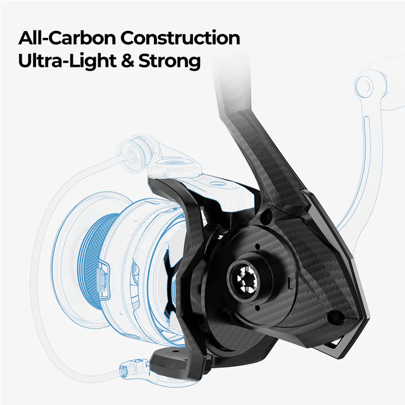 Piscifun® Carbon XT Spinning Reel The Best Ultralight Fishing Reel - Image 4