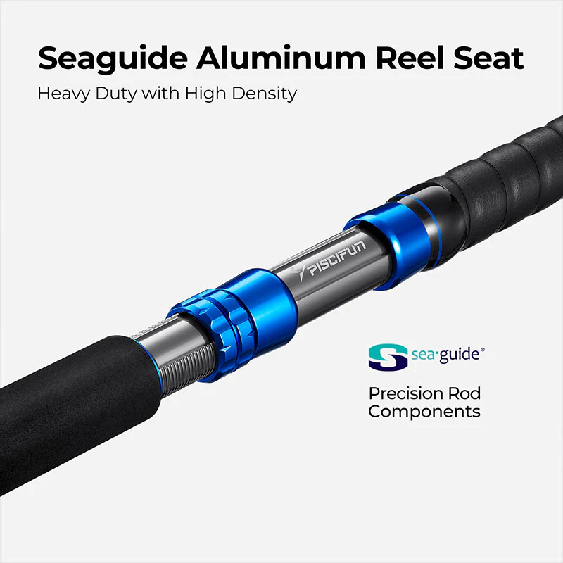 Piscifun® Chaos Pro CNC Baitcasting Reels and LED LumiCat II Casting Rods Combo - Image 16