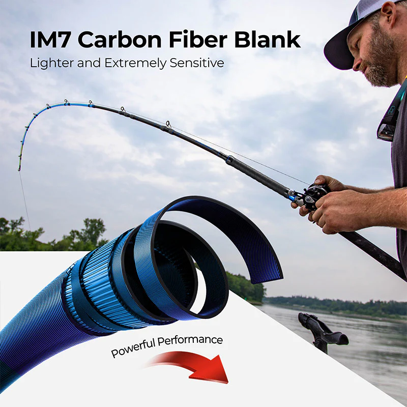 Piscifun® Chaos Pro CNC Baitcasting Reels and LED LumiCat II Casting Rods Combo - Image 18