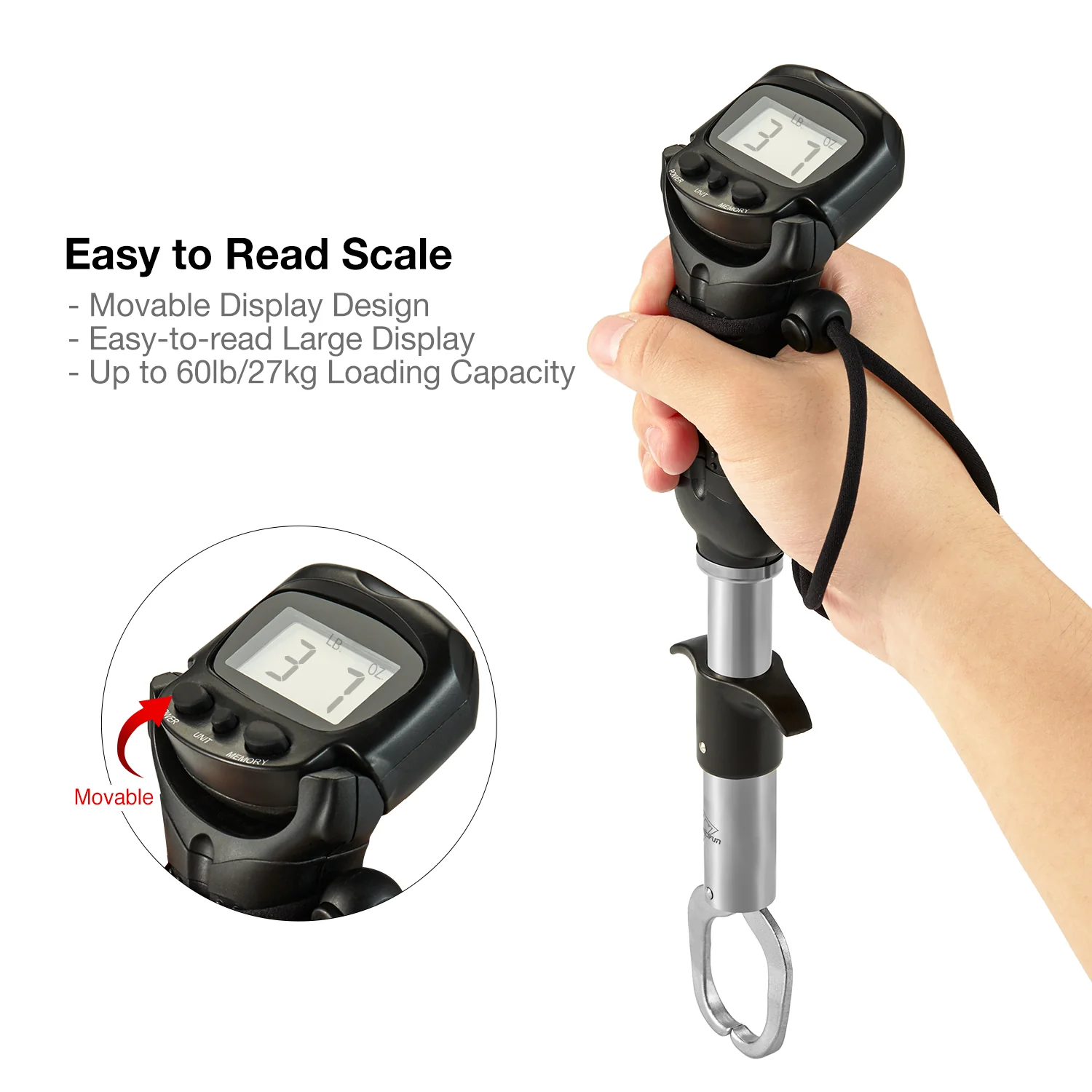 Piscifun® Fish Lip Gripper with Digital Scale - Image 5