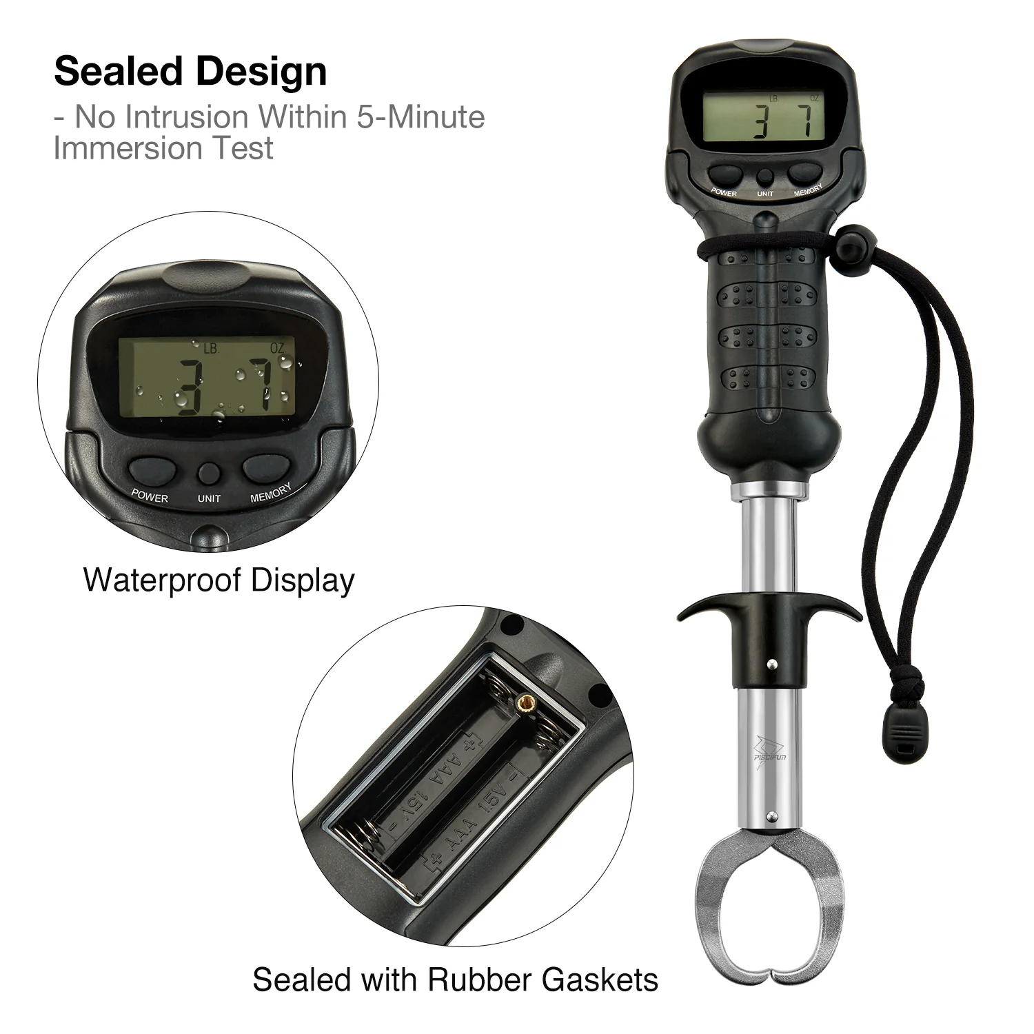 Piscifun® Fish Lip Gripper with Digital Scale - Image 6