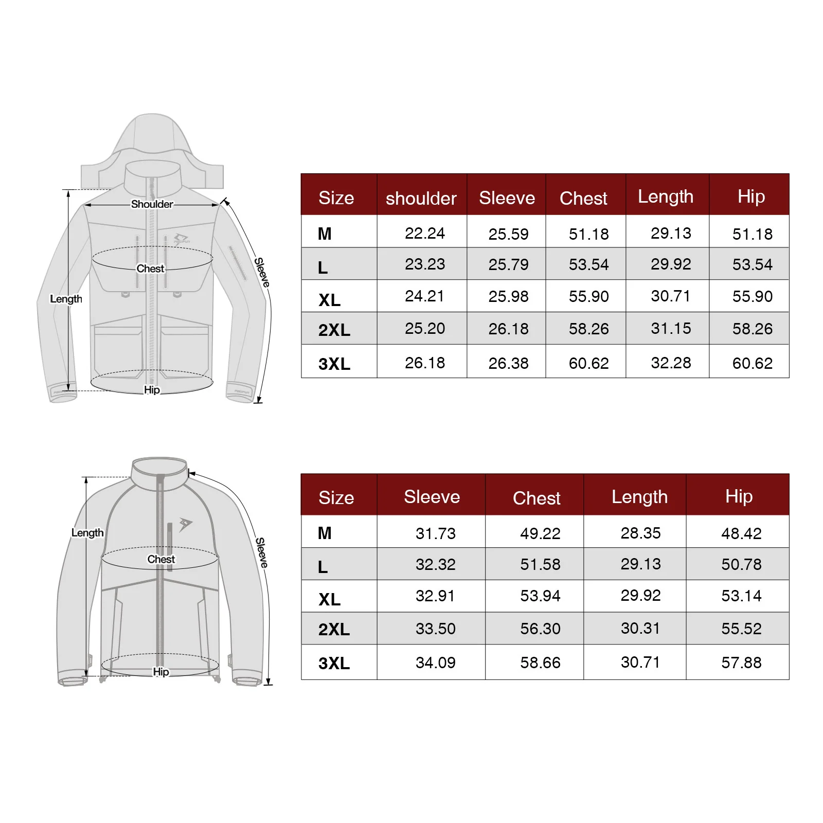 Piscifun Ice Fishing 3-in-1  Jacket Waterproof Fishing Jackets - Image 12