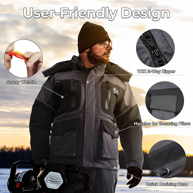 Piscifun Ice Fishing Insulated Jacket Waterproof - Image 5