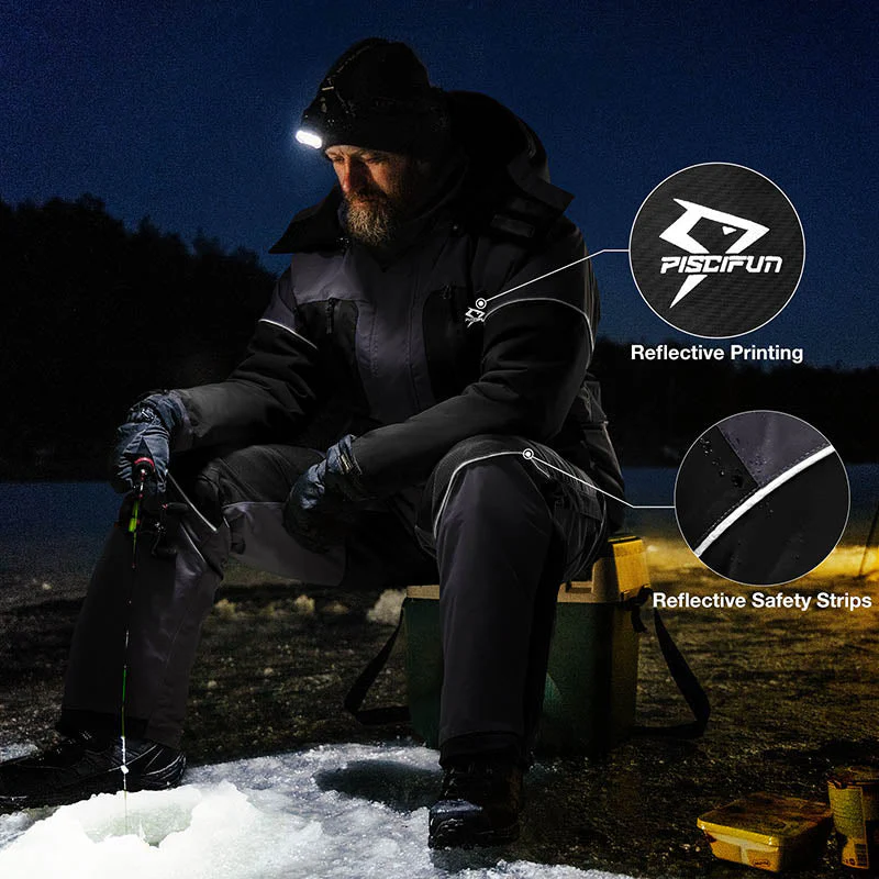 Piscifun Ice Fishing Insulated Jacket Waterproof - Image 7