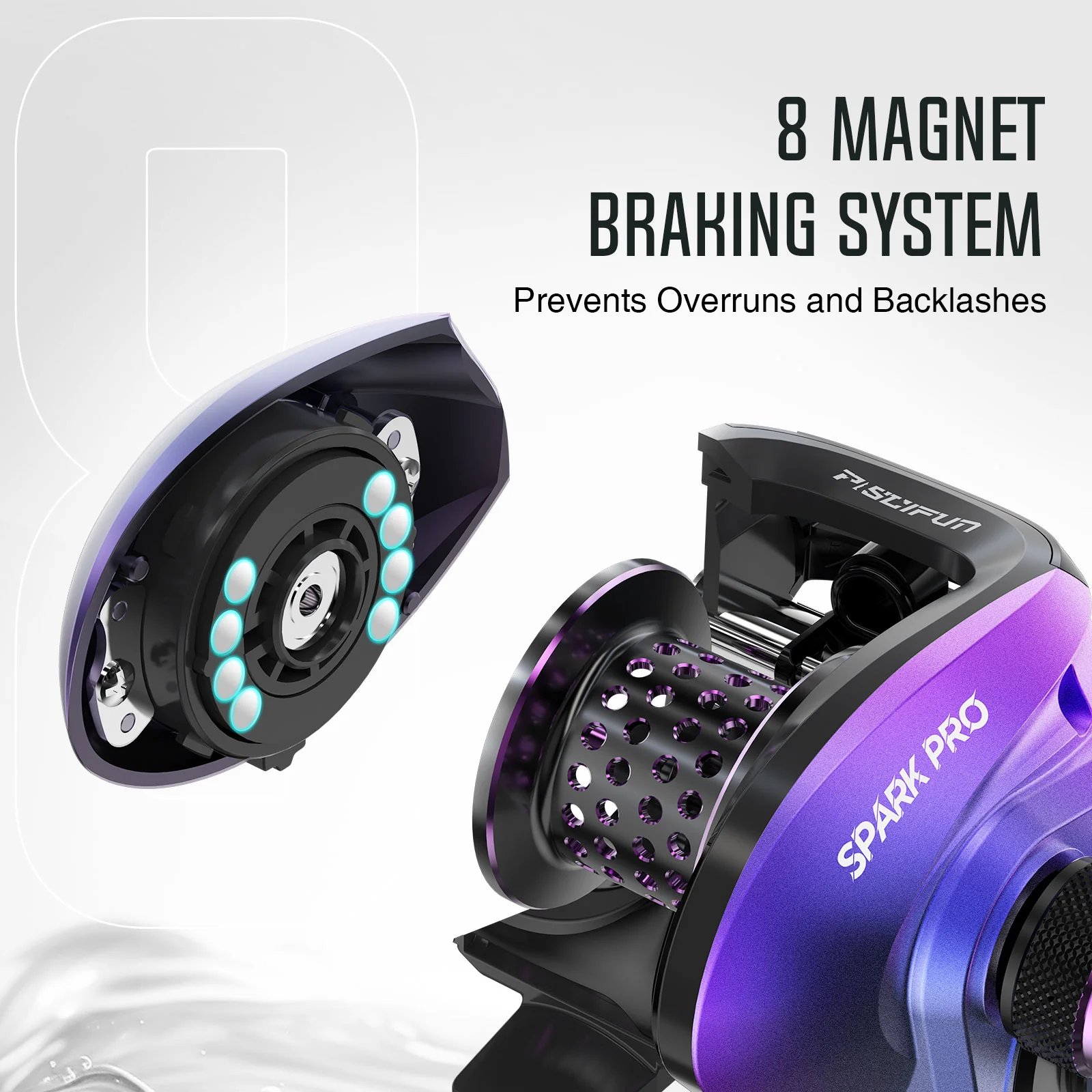 Piscifun® Spark Pro Baitcasting Reel Fishing Reel - Image 5