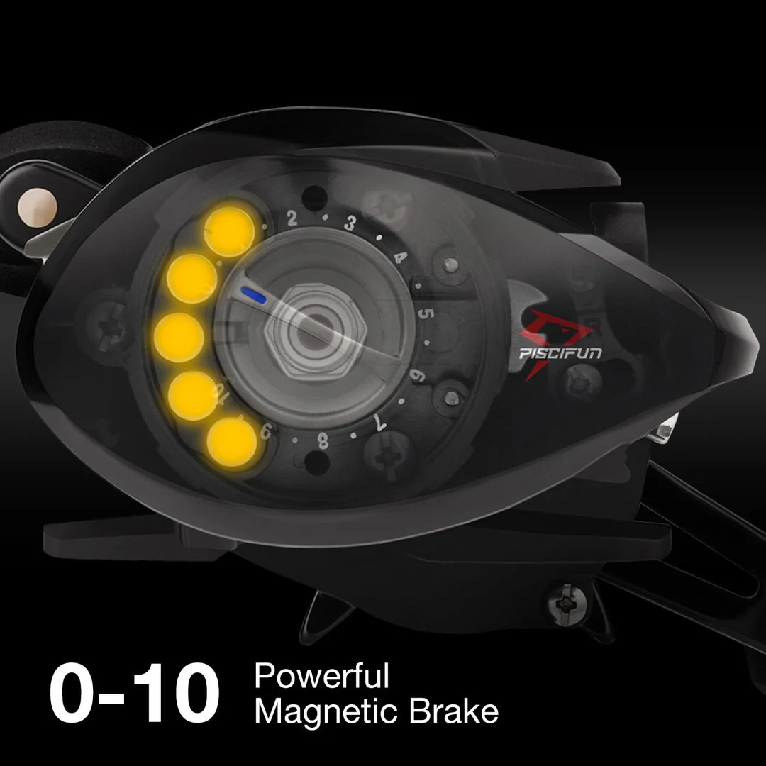 Piscifun® Torrent Baitcasting Reel 18Lbs Max Drag 7.1:1 & 5.3:1 Gear Ratio - Image 5