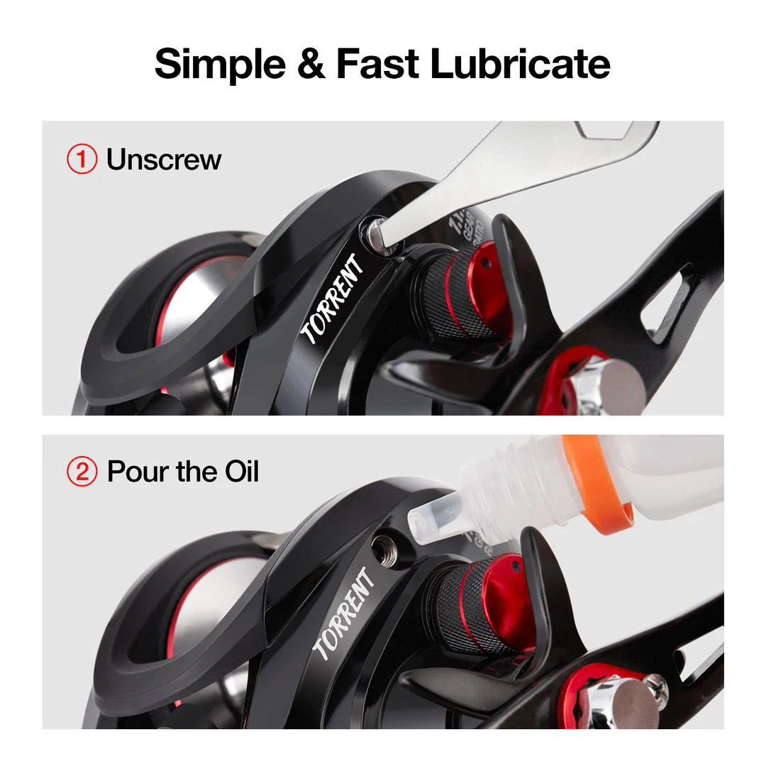 Piscifun® Torrent Baitcasting Reel 18Lbs Max Drag 7.1:1 & 5.3:1 Gear Ratio - Image 7