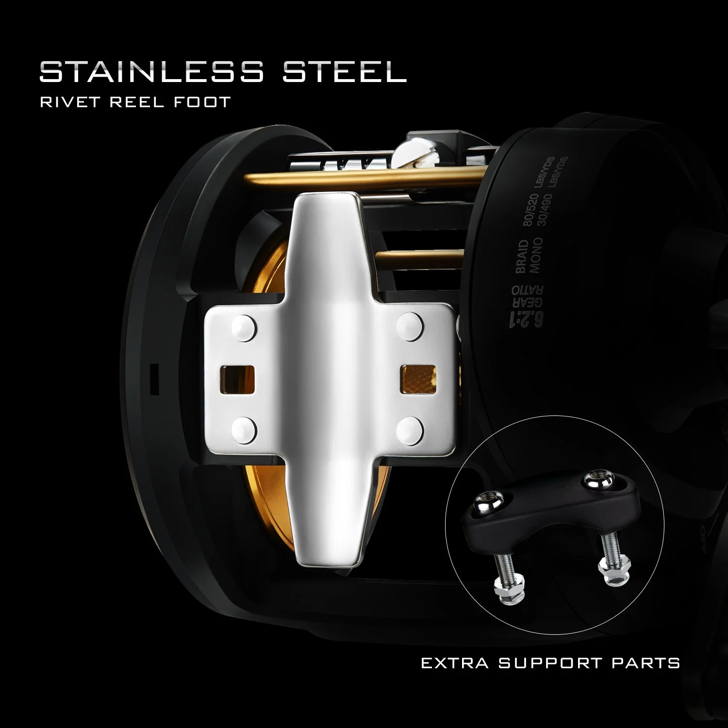 Flash Sale Piscifun® Salis X Trolling Reel Conventional Level Wind Reel - Image 8