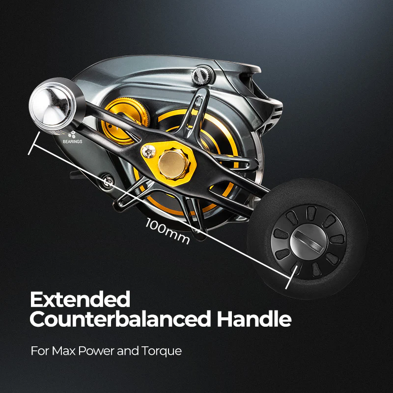 Wholesale Piscifun® 300 Model Low Profile Baitcasting Reel Casting Reels - Image 12