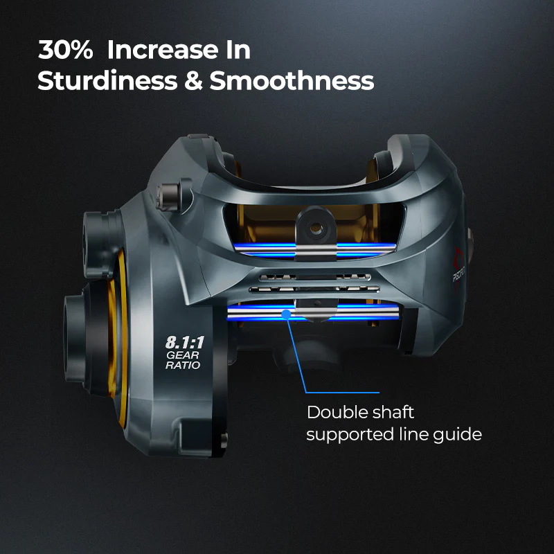 Wholesale Piscifun® 300 Model Low Profile Baitcasting Reel Casting Reels - Image 14