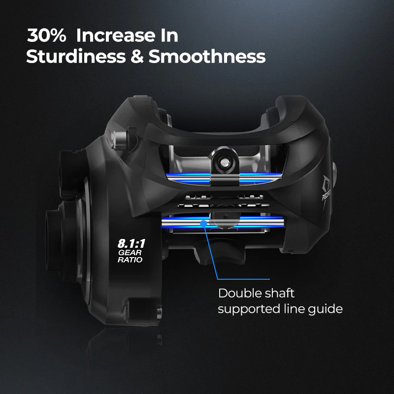 Wholesale Piscifun® 300 Model Low Profile Baitcasting Reel Casting Reels - Image 15