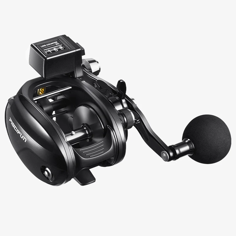 Wholesale Piscifun® 400 Line Counter Saltwater Freshwater Line Trolling Reels With Bait Clicker - Image 12