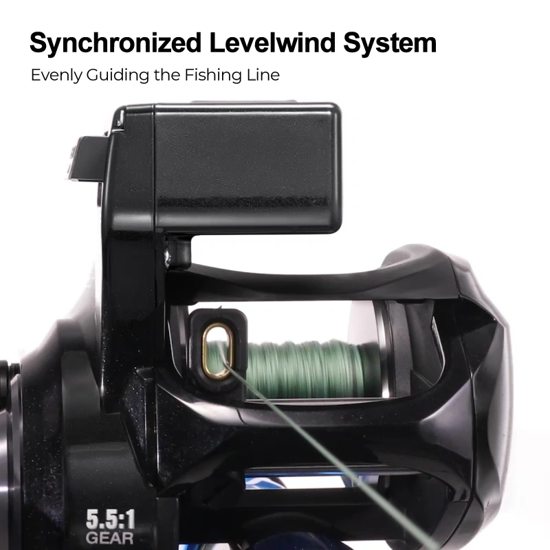 Wholesale Piscifun® 400 Line Counter Saltwater Freshwater Line Trolling Reels With Bait Clicker - Image 4