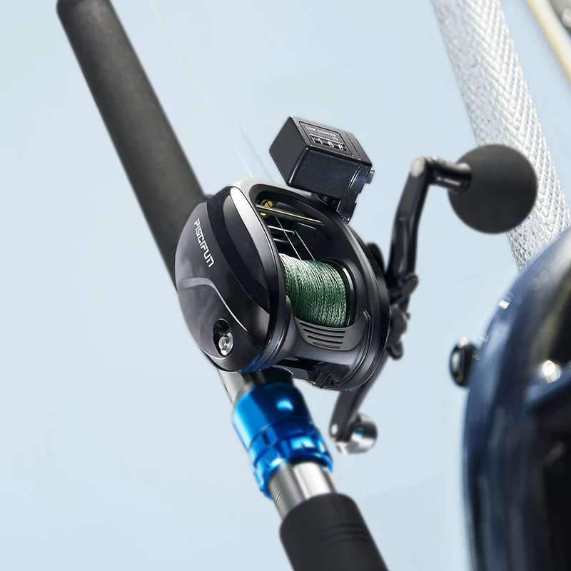 Wholesale Piscifun® 400 Line Counter Saltwater Freshwater Line Trolling Reels With Bait Clicker - Image 5