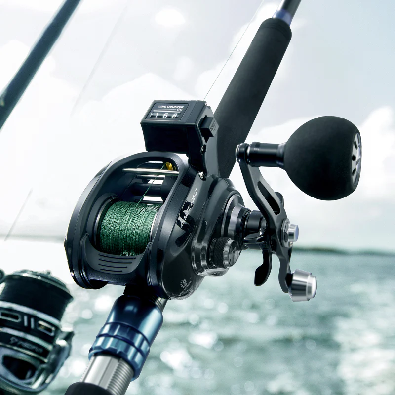 Wholesale Piscifun® 400 Line Counter Saltwater Freshwater Line Trolling Reels With Bait Clicker - Image 7