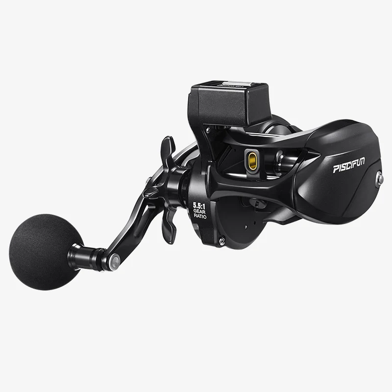 Wholesale Piscifun® 400 Line Counter Saltwater Freshwater Line Trolling Reels With Bait Clicker - Image 8