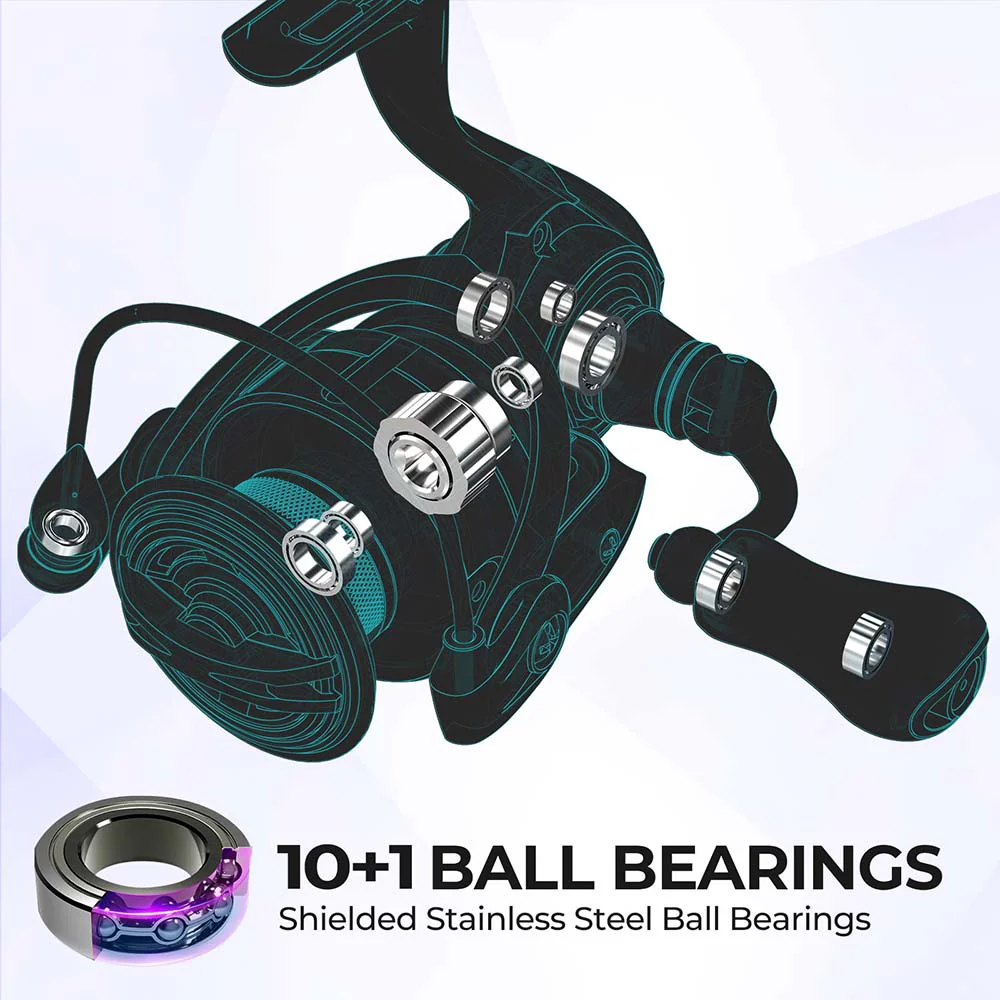 Piscifun® AlumiX  Spinning Reels Freshwater Fishing Reel - Image 6