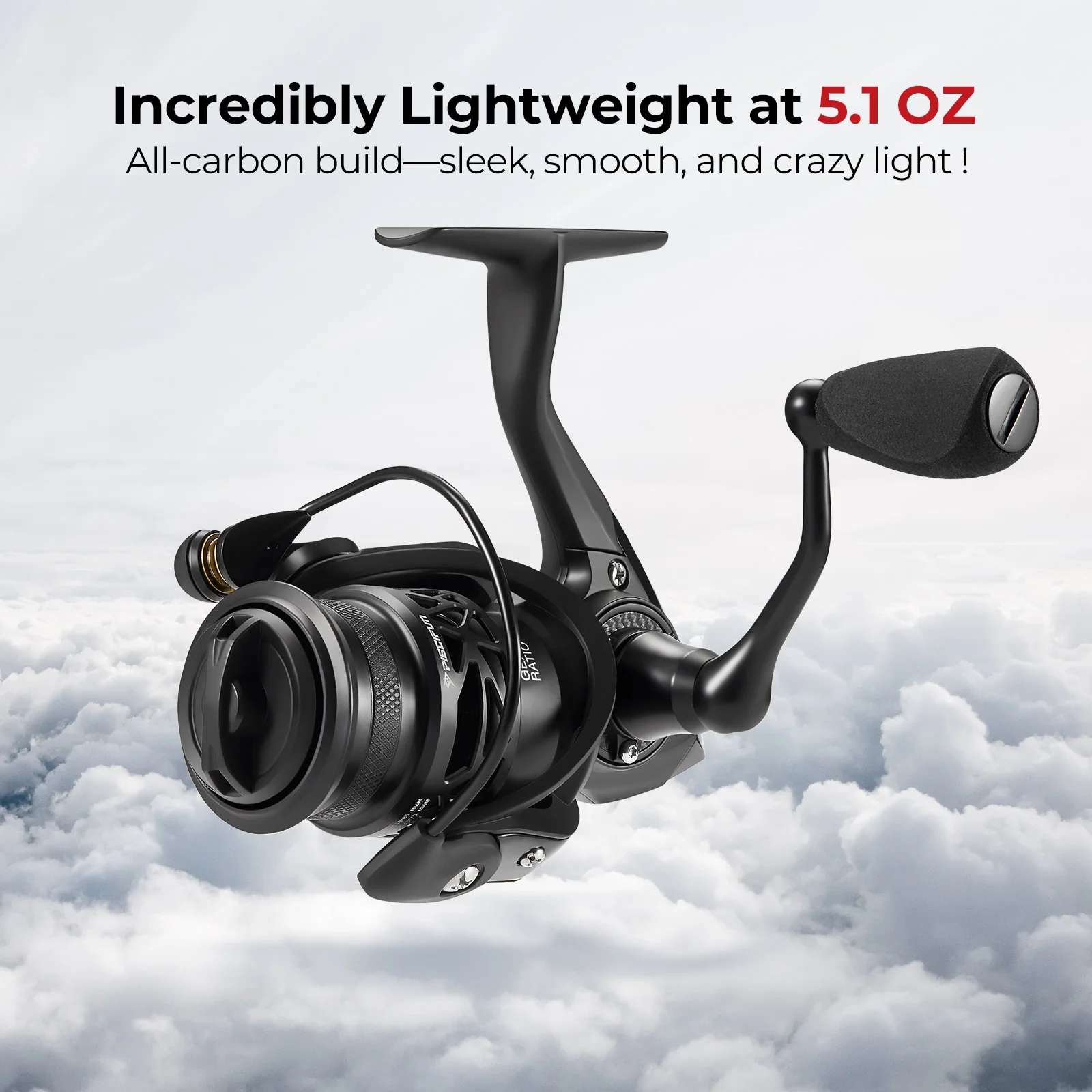 Piscifun® Carbon X Spinning Reel The Best Light Spinning Fishing Reel - Image 6