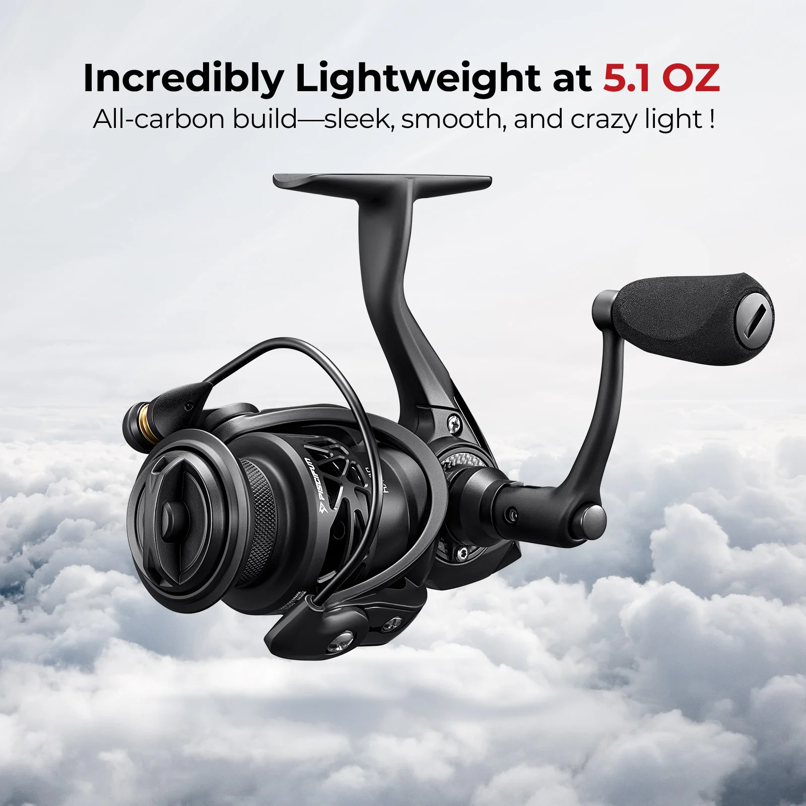 Piscifun® Carbon X Spinning Reel The Best Light Spinning Fishing Reel - Image 7