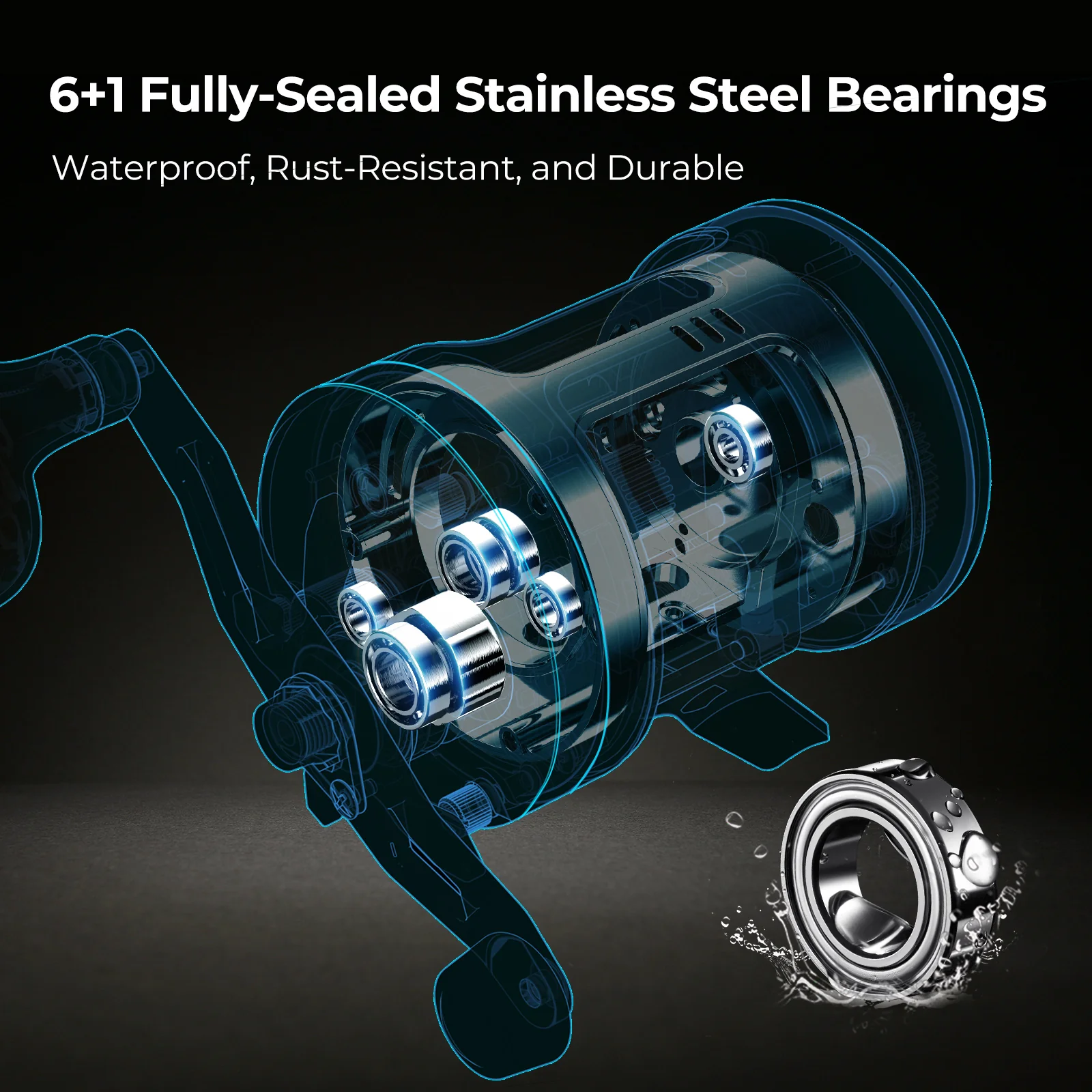 Wholesale Piscifun® Chaos Pro CNC Baitcasting Reel Freshwater Fishing - Image 16