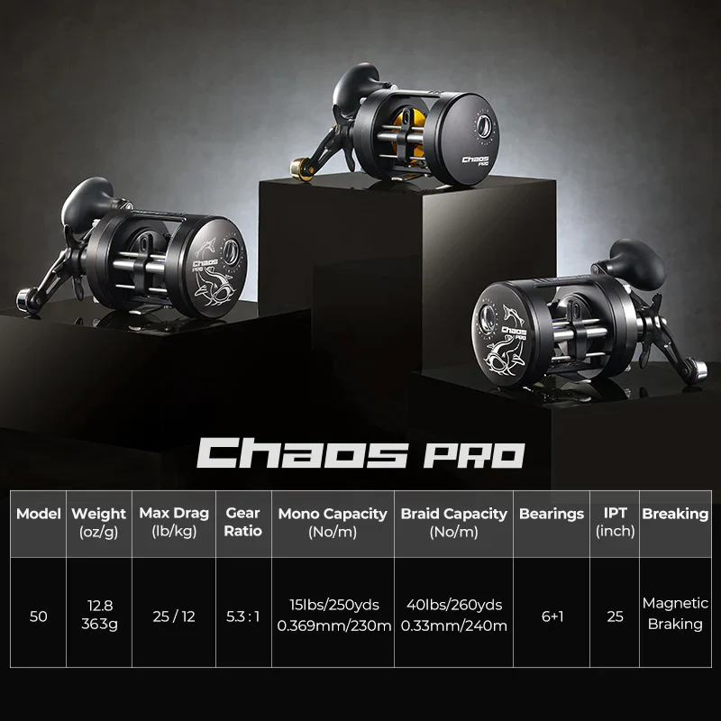 Wholesale Piscifun® Chaos Pro CNC Baitcasting Reel Freshwater Fishing - Image 35