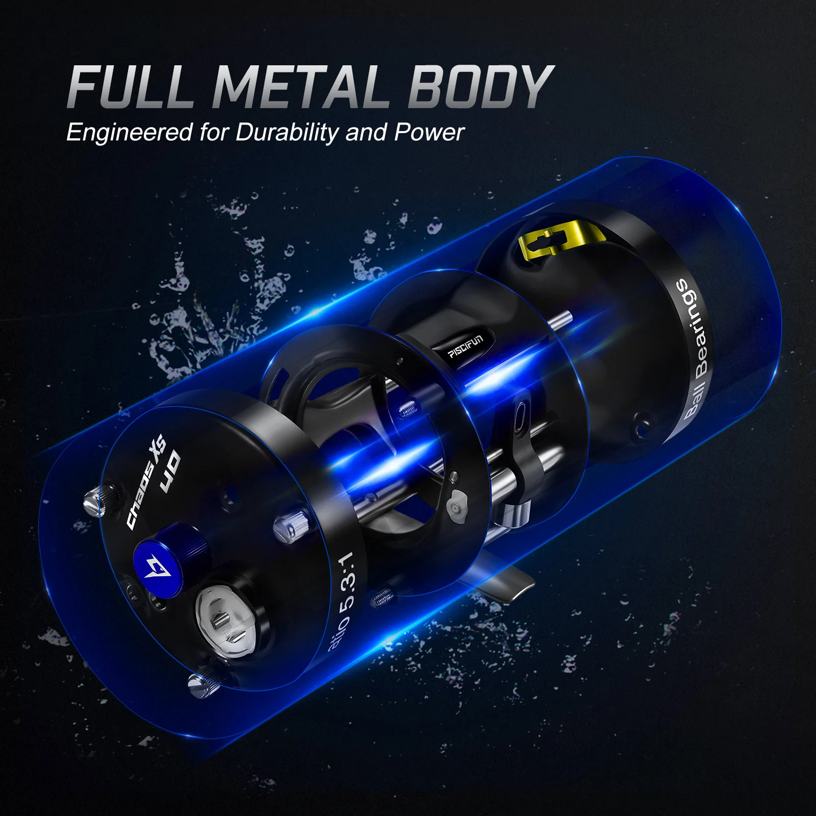 Wholesale Piscifun® Chaos XS Round Baitcasting Reel, Casting Reels - Image 4