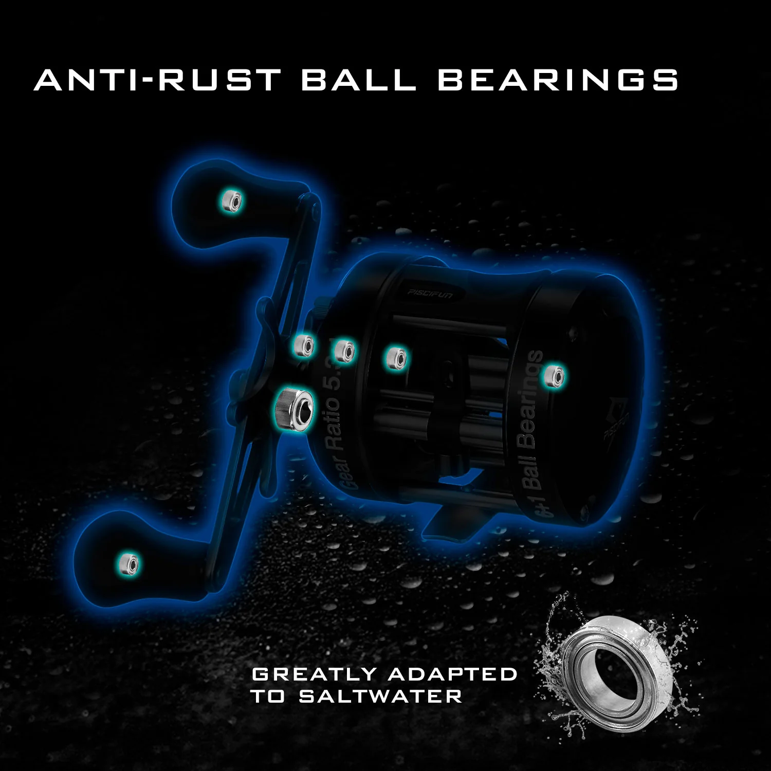 Wholesale Piscifun® Chaos XS Round Baitcasting Reel, Casting Reels - Image 6