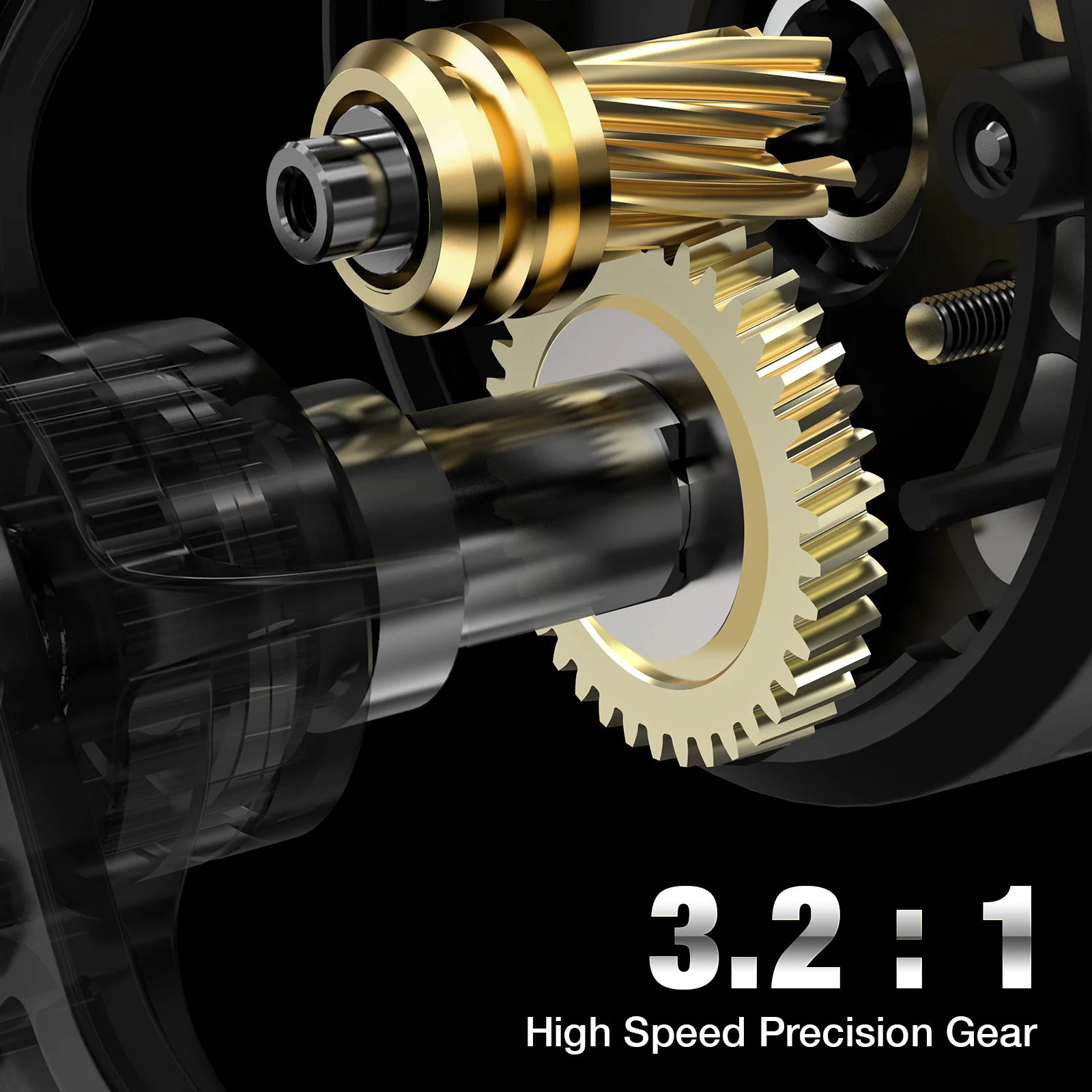 Piscifun® ICX Carbon Ice Fishing Reel, Structure Upgrade Magnetic Drop System Inline Ice Fishing Reel - Image 7