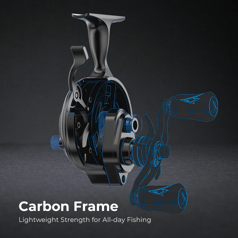 Wholesale Piscifun® ICX FrostⅡ Carbon Free Fall Ice Fishing Reel with Anti-Tangle Spool - Image 3