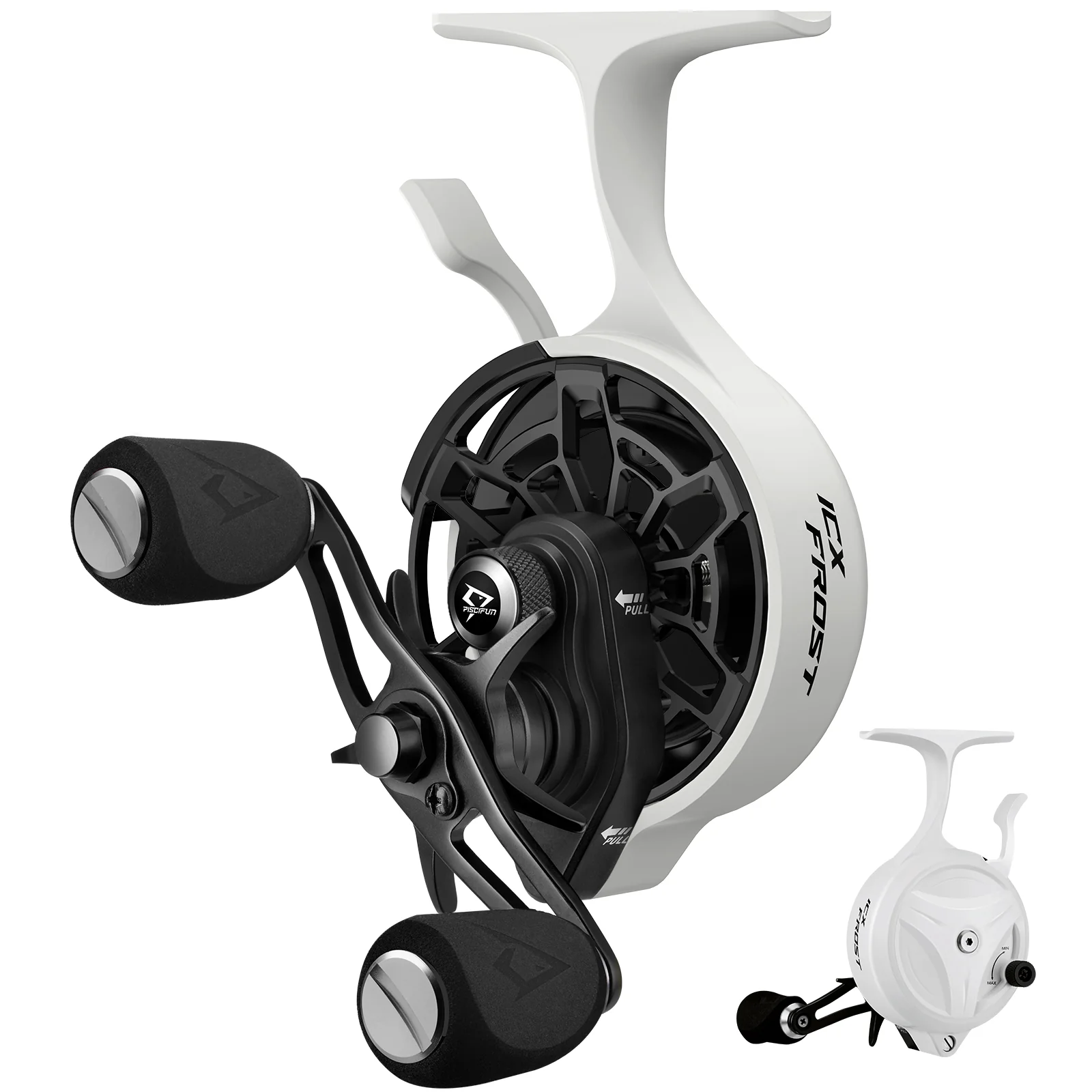 Piscifun ICX Frost Carbon Ice Fishing Reel, Magnetic Drop System,Large Spool Diameter - Image 13