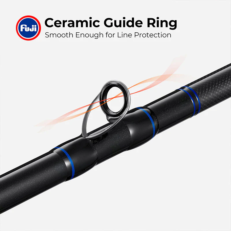 PISCIFUN® LED LumiCat II Catfish Rods , 2 Piece Casting Rods - Image 5