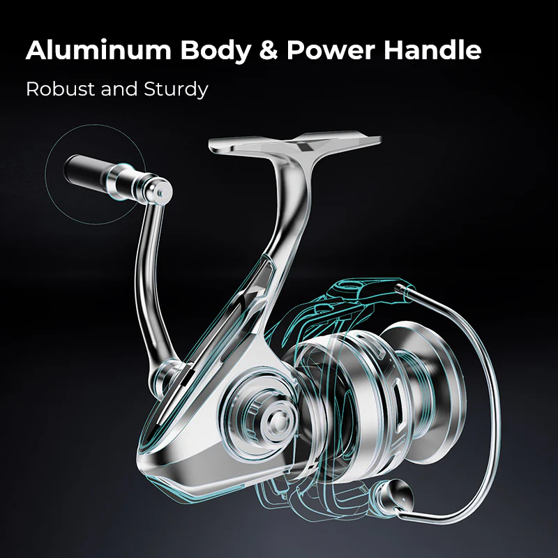 Piscifun®NautiX Saltwater Spinning Reel Aluminum Body Fishing Reel - Image 3